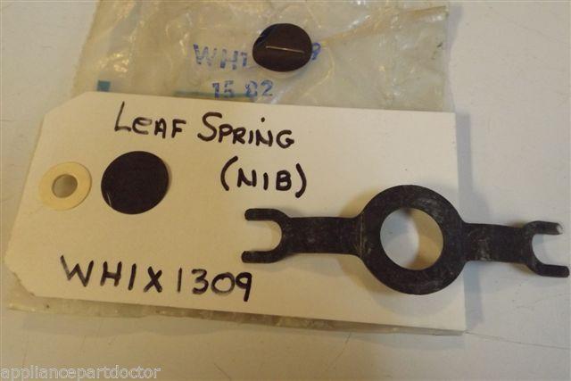 GENERAL ELECTRIC WASHER WH1X1309 LEAF SPRING NEW IN BAG GENERAL ELECTRIC WASHER WH1X1309 LEAF SPRING NEW IN BAG